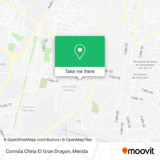 Comida China El Gran Dragon map