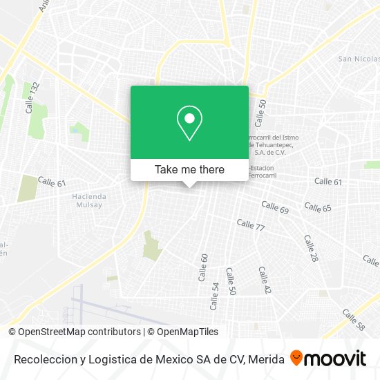 Mapa de Recoleccion y Logistica de Mexico SA de CV