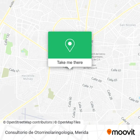 Consultorio de Otorrinolaringologia map