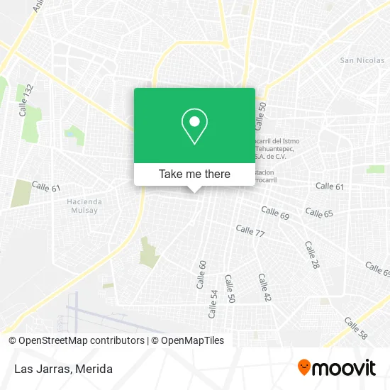 Mapa de Las Jarras