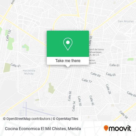 Cocina Economica El Mil Chistes map