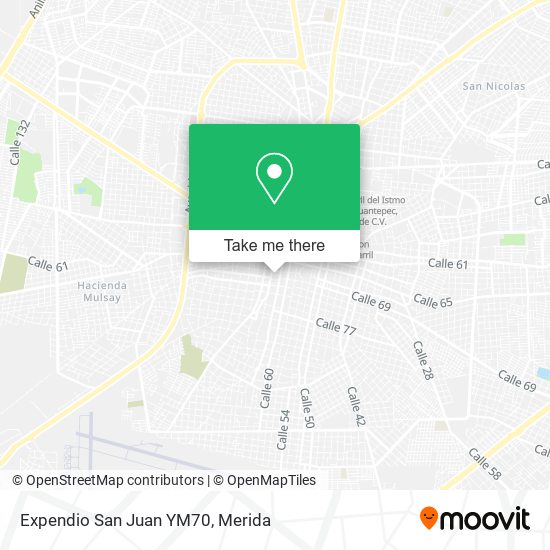 Mapa de Expendio San Juan YM70