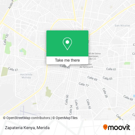 Zapateria Kenya map