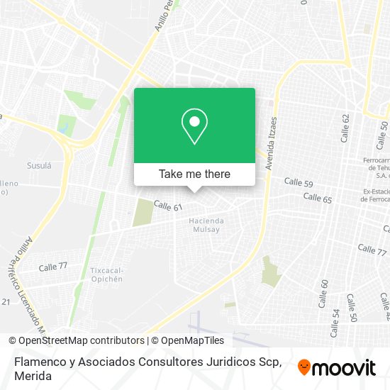 Mapa de Flamenco y Asociados Consultores Juridicos Scp