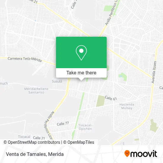 Venta de Tamales map
