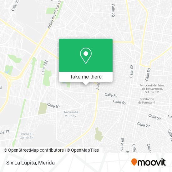 Mapa de Six La Lupita