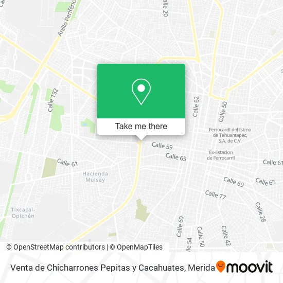 Venta de Chicharrones Pepitas y Cacahuates map