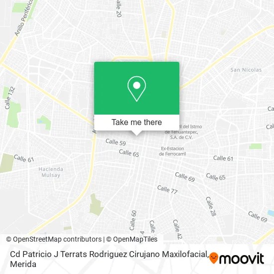 Cd Patricio J Terrats Rodriguez Cirujano Maxilofacial map