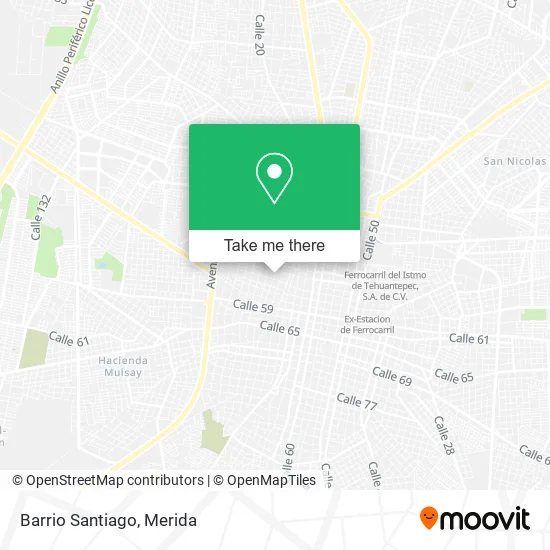 Barrio Santiago map