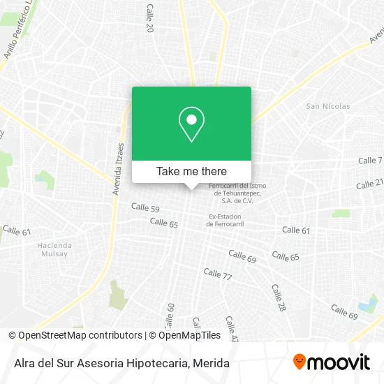 Mapa de Alra del Sur Asesoria Hipotecaria