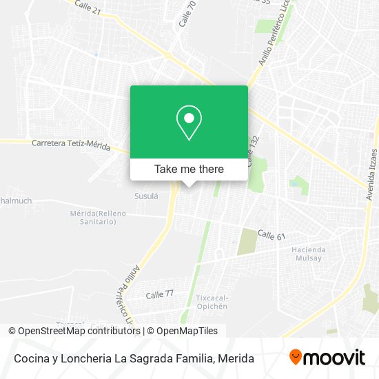 Cocina y Loncheria La Sagrada Familia map