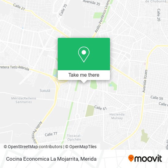 Cocina Economica La Mojarrita map
