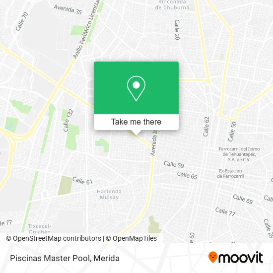 Piscinas Master Pool map