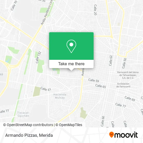 Mapa de Armando Pizzas