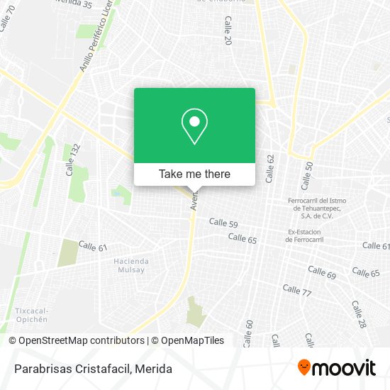 Mapa de Parabrisas Cristafacil