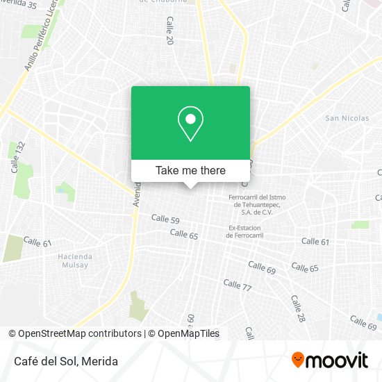 Mapa de Café del Sol