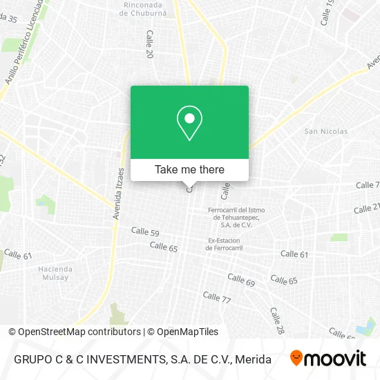 GRUPO C & C INVESTMENTS, S.A. DE C.V. map
