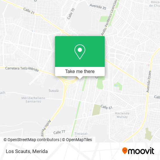 Mapa de Los Scauts