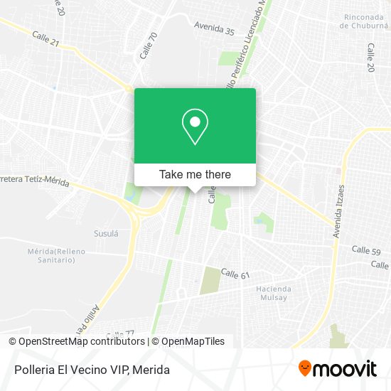 Mapa de Polleria El Vecino VIP