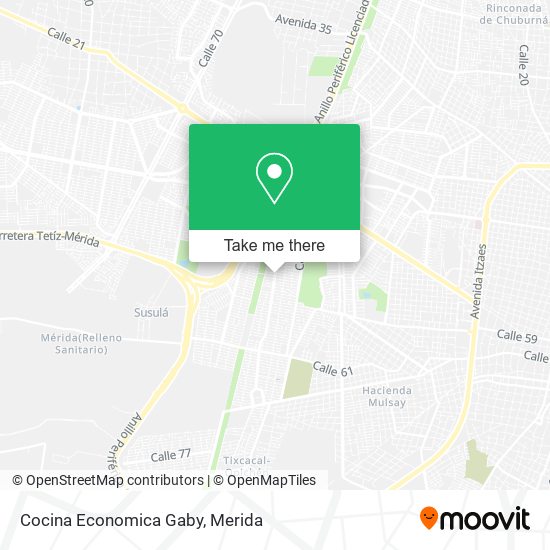 Cocina Economica Gaby map