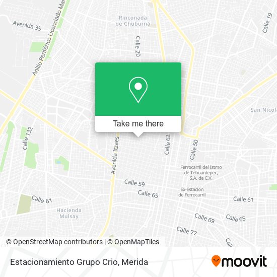 Estacionamiento Grupo Crio map