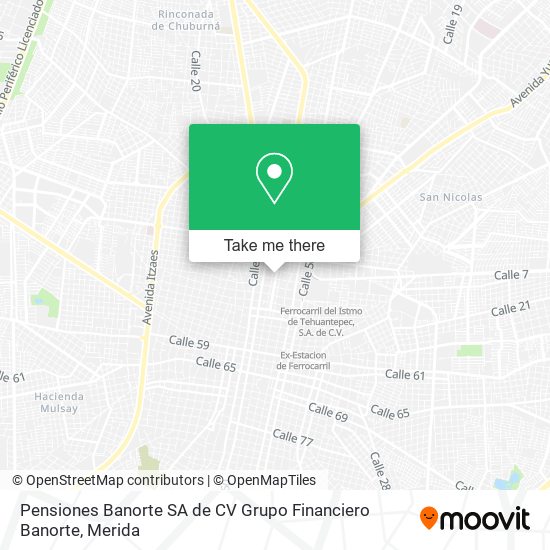 Pensiones Banorte SA de CV Grupo Financiero Banorte map