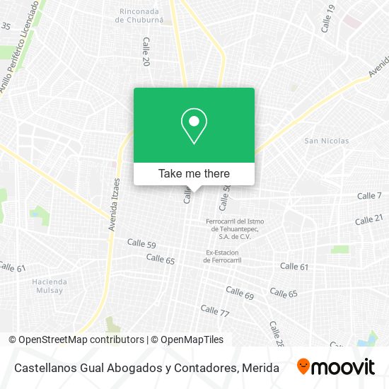 Castellanos Gual Abogados y Contadores map
