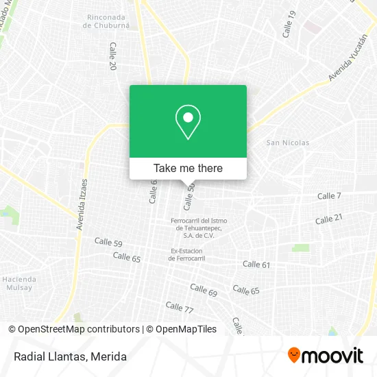 Radial Llantas map