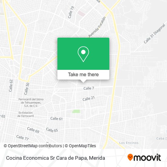 Cocina Economica Sr Cara de Papa map