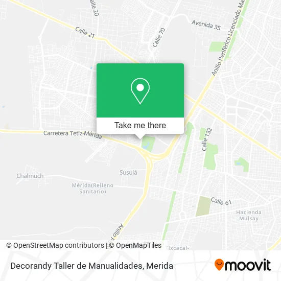 Mapa de Decorandy Taller de Manualidades