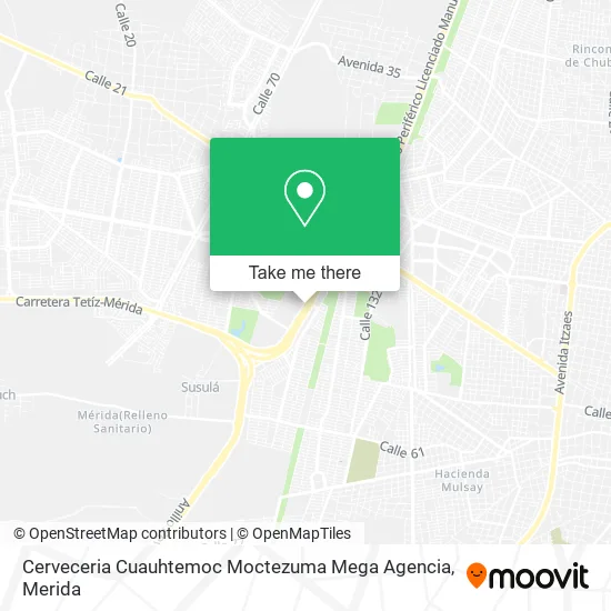 Mapa de Cerveceria Cuauhtemoc Moctezuma Mega Agencia