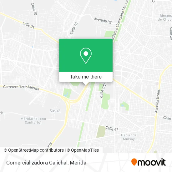 Mapa de Comercializadora Calichal