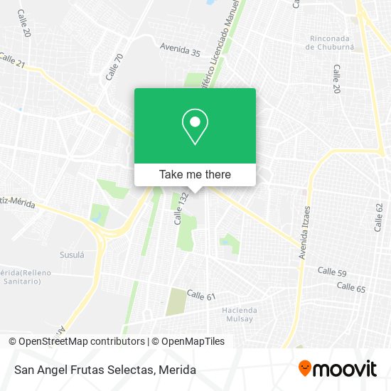 San Angel Frutas Selectas map