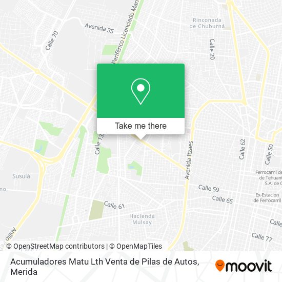 Acumuladores Matu Lth Venta de Pilas de Autos map