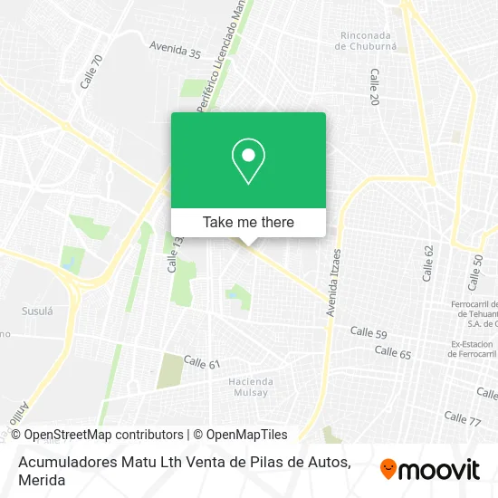 Acumuladores Matu Lth Venta de Pilas de Autos map