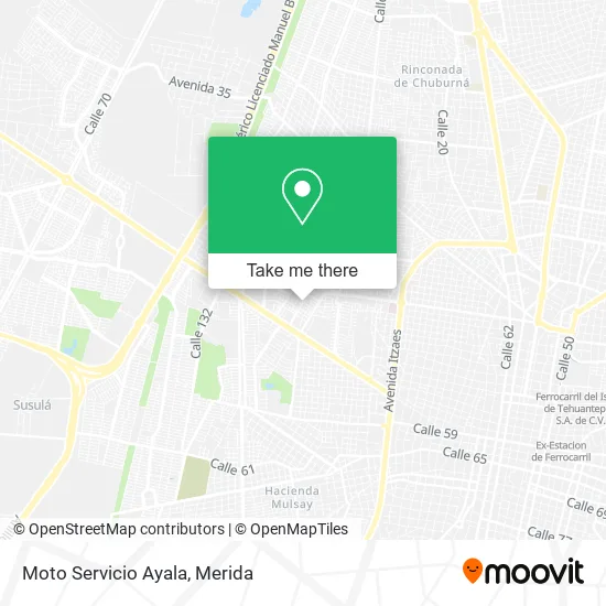 Mapa de Moto Servicio Ayala