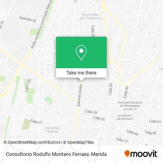 Mapa de Consultorio Rodulfo Montero Ferraez