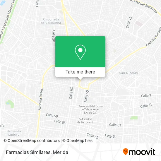 Mapa de Farmacias Similares