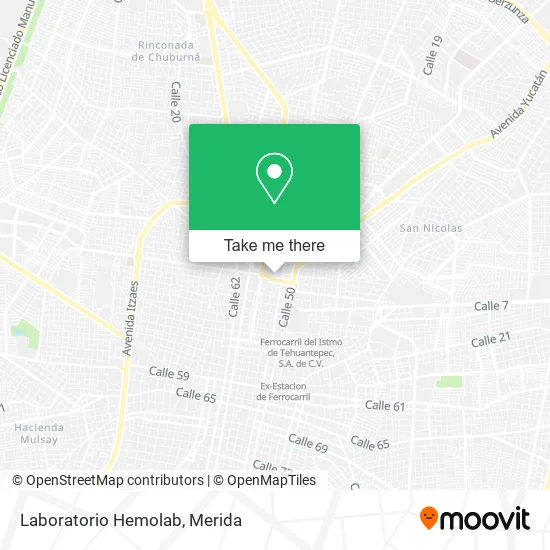 Laboratorio Hemolab map
