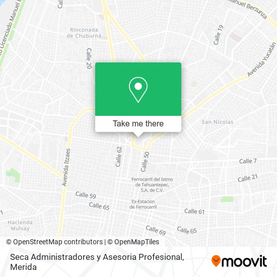 Seca Administradores y Asesoria Profesional map