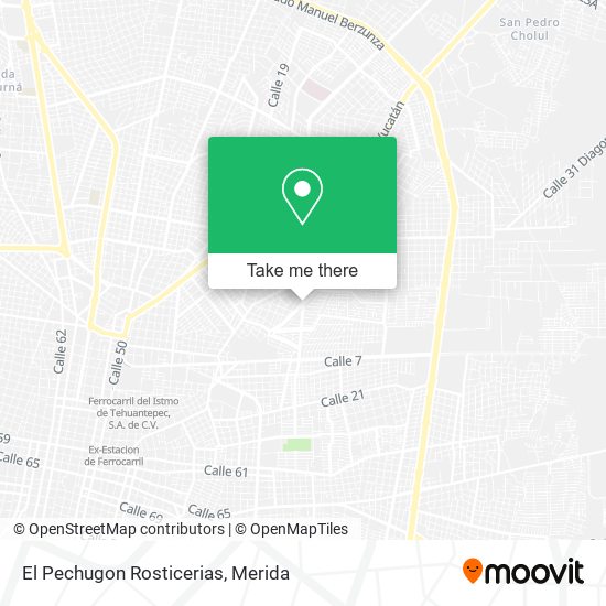 El Pechugon Rosticerias map