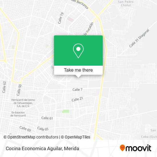 Mapa de Cocina Economica Aguilar