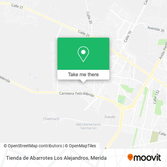 Mapa de Tienda de Abarrotes Los Alejandros