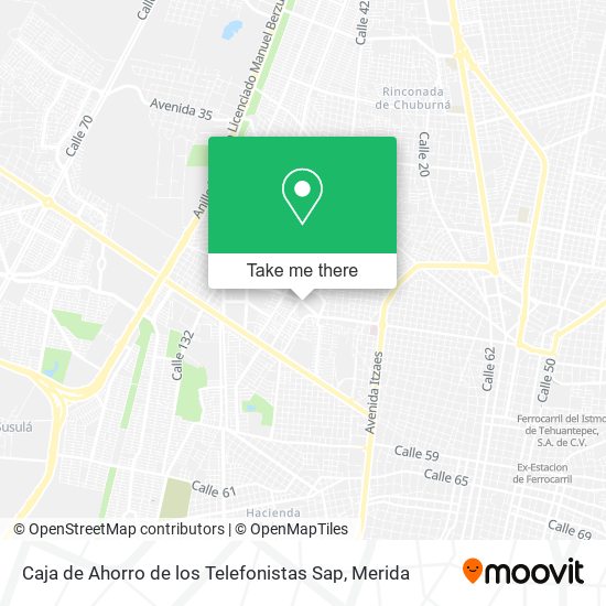Caja de Ahorro de los Telefonistas Sap map