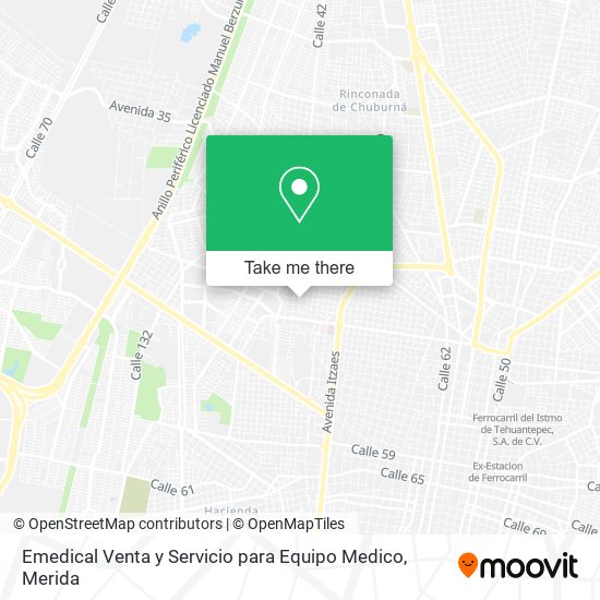 Emedical Venta y Servicio para Equipo Medico map