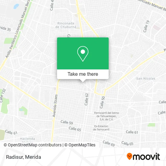 Mapa de Radisur