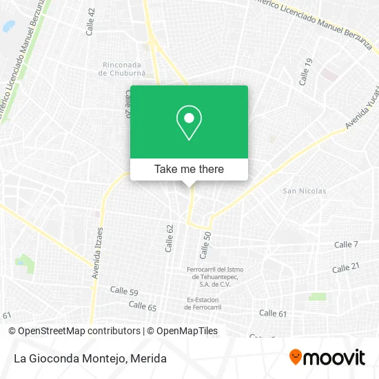 La Gioconda Montejo map