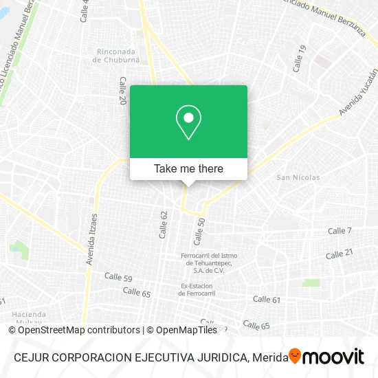 Mapa de CEJUR CORPORACION EJECUTIVA JURIDICA