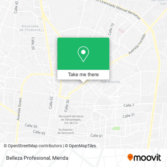 Belleza Profesional map