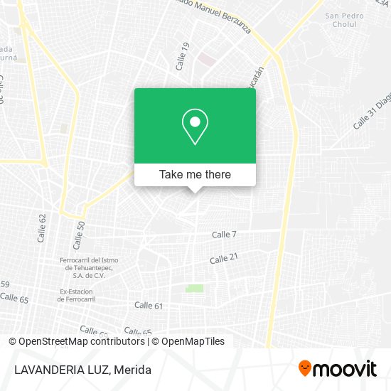 Mapa de LAVANDERIA LUZ